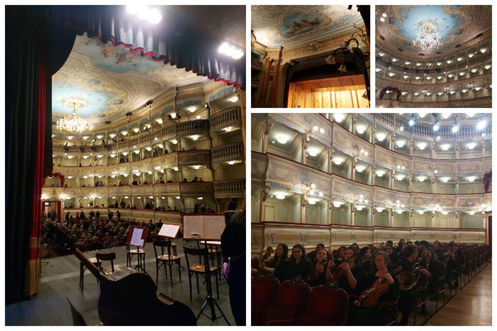 Truly inspiring... Teatro Zandonai in Rovereto was the venue of our first 2023 concert